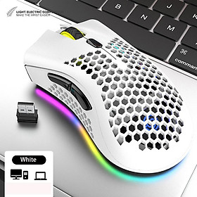 Chuột Không Dây Game Thủ Chơi Game RGB LED Sạc Chuột Không Dây Cho Laptop Chơi Game Chuột Văn Phòng - one