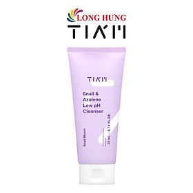 Sữa rửa mặt dịch lọc ốc sên TIA'M Snail & Azulene Low PH Cleanser (30ml/200ml) - Hàng chính hãng
