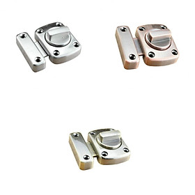 3 Pcs Stainless Steel Gate Latches Latch Safety Door Turn Bolt lock, Size S