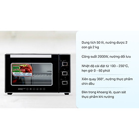 Mua Lò nướng Sanaky 50 lít VH-5099S2D Hàng chính hãng