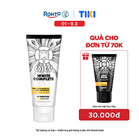 Kem rửa mặt tút sáng từ đất sét trắng oxy white complete
