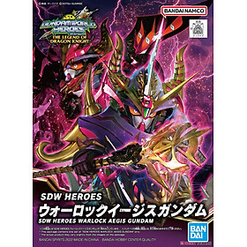 ĐỒ CHƠI WARLOCK AEGIS GUNDAM SD WORLD HEROES BANDAI MÔ HÌNH LẮP RÁP