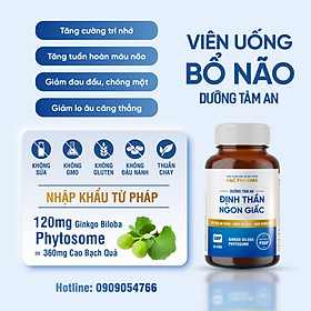 A&C Pharma Viên Uống Ngủ Ngon Dưỡng Tâm An Định Thần Ngon Giấc 150g