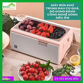 Mua MÁY RỬA KHỬ TRÙNG RAU CỦ QUẢ  ĐỒ DÙNG BẰNG CÔNG NGHỆ SÓNG SIÊU ÂM  BAHAMAR  Đa chức năng: có thể khử trùng siêu âm trang sức  đồng hồ  kính… Khử trùng trái cây  rau củ hạn chế thuốc bảo quản