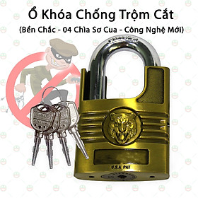 Mua Ổ Khóa Thép Không Gỉ Chống Cắt Chống Trộm KhoNCC-Zetop-6084 - Cho Gia Đình - Phòng Trọ An Toàn Hơn - Hàng Chính Hãng