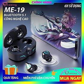 Mua tai nghe nhét tai cao cấp ME-19 ecoking{mua 1 tặng 1 quà}kết nối bluetooth 5.1 có micro trò chuyện âm thanh nổi HIFI bas