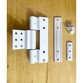 Bản lề 4D 15cm KinLong màu Trắng cho cửa nhôm XingFa