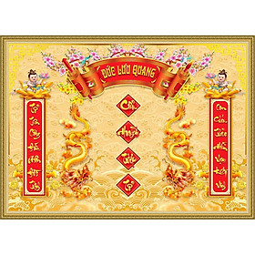 Mua Tranh dán tường Tranh trang trí bàn thờ cửu huyền thất tổ UD0958K