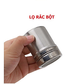 Lọ rắc bột, lọ rắc cacao Inox cao cấp siêu bền