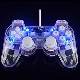 Mua Tay game USB trong suốt Đèn Led Có Rung EW702