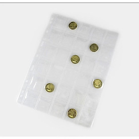 Mua Sét 5 Tấm Phơi Bảo Quản Tiền Xu 30 Ngăn trong suốt - Ô 35mm   có nắp đậy  không dùng holder  - PASA House