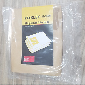 Túi giấy đựng bụi Model 19-3100N dùng cho máy hút bụi Stanley SL19117, SL19116, SL19116P - 19-3100N - Hàng chính hãng