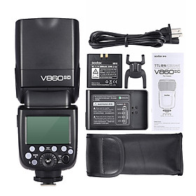 Đèn Flash Chiếu Sáng Không Dây Godox V860II-C E-TTL HSS Với Pin Li-ion Cho Canon 1DX/5D Mark III/5D Mark II/6D/7D/60D/50D/40D/30D/650D/6 (1/8000s 2000mAh GN60 2.4G)