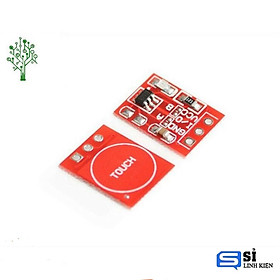Module nút cảm biến chạm TTP223 đỏ - Touch sensor cảm ứng điện dung