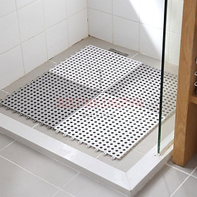Mua Thảm nhựa lỗ kháng khuẩn phòng tắm nối 30x30cm chống trơn trượt dễ thoát nước - JLVQ-4865-TPTN