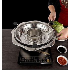 Mua Nồi lẩu xoay inox cao cấp