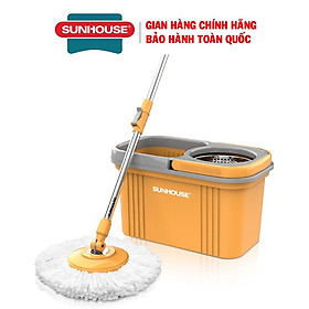 Mua Bộ lau nhà xoay 360 độ Sunhouse KS-CL350PO  Hàng chính hãng - Bảo hành 6 tháng