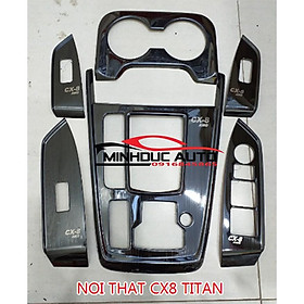 Ốp nội thất titan cho xe Mazda CX8 6 chi tiết