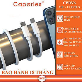 Mua Dây Cáp Sạc Caparies 60W Type C To Lightning Cho iPhone  Airpod  ipad CPRV6 - Hàng Chính Hãng