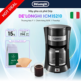 [Hàng chính hãng] Máy pha cà phê Drip DeLonghi ICM15210.1