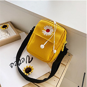 Túi đeo chéo nữ mini hoa cúc cực đẹp siêu tiện dụng TX38