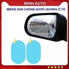 Miếng Dán Chống Nước - Miếng Dán Chống Nước Gương Ô Tô - Chống Bám Nước, Chống Lóa Gương Chiếu Hậu