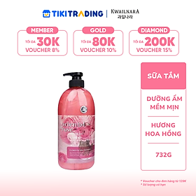 SỮA TẮM KWAILNARA BODY PHREN ORIENTAL ROSE BODY WASH (Tinh chất hoa Hồng) 732gr