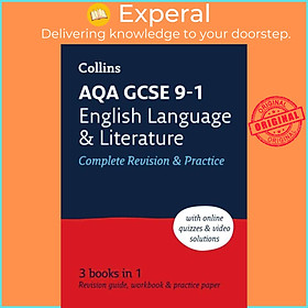 Hình ảnh Sách - AQA GCSE 9-1 English Language and Literature Complete Revision & Practice by Collins GCSE (UK edition, paperback)