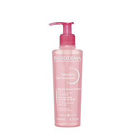 Gel Rửa Mặt Tạo Bọt Cho Da Nhạy Cảm Bioderma Sensibio Gel Moussant 200ml