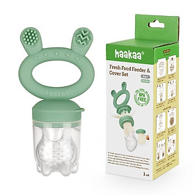 Túi Nhai Ăn Dặm Chống Hóc Cho Bé Haakaa. Chất Liệu Silicone Cao Cấp, An Toàn