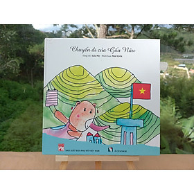 Sách Chuyến Đi Của Gấu Nâu, Sách Thiếu Nhi Ô Cửa Sách Sách Tranh Thiên Nhiên Quà Tặng Cho Bé