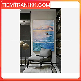 Mua Tranh treo tường | Tranh in giả sơn dầu Cảnh Biển - 19