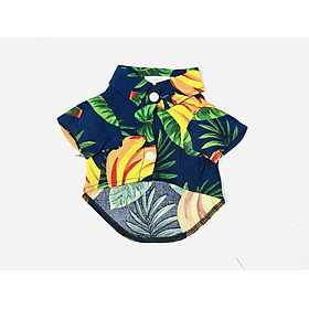 ÁO SƠ MI HAIWAII HÌNH QUẢ CHUỐI TỪ 1-10KG DÀNH CHO THÚ CƯNG CHÓ MÈO
