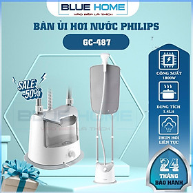 Mua Bàn Ủi Hơi Nước Đứng PHILIPS GC487  1800W - 1.4Lit  Phun Hơi Liên Tục  Hàng Chính Hãng