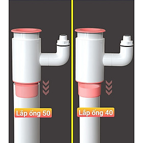 Cổng cắm tích hợp đường ống thoát nước nhà bếp ( chậu rửa bát, máy rửa bát, máy lọc nước RO, máy giặt, điều hòa...)