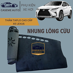Thảm Taplo 3 Lớp Dành Cho Các Xe Hãng LEXUS, Nhung Lông Cừu Cao Cấp - Hàng Chính Hãng