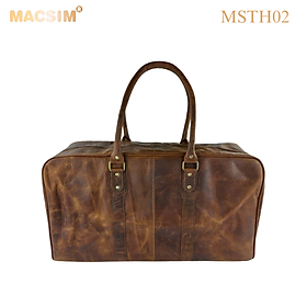 [Túi Da Thật Du Lịch Macsim MSTH02 – Da Bò Nguyên Miếng | Cổ Điển – Thủ Công – Chính Hãng]