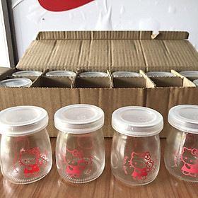 Mua set 12 cốc sữa chua trắng  màu
