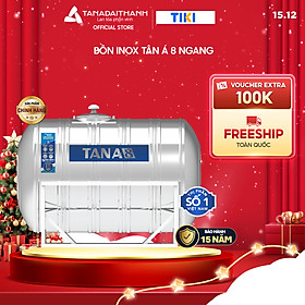 Mua Bồn nước inox Tân Á 8 Ngang 500L 1000L 1500L 2000L Chính hãng  Chỉ bán nội thành Hà Nội  Bảo hành 15 năm