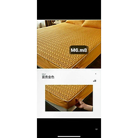Mua Chiếu Cao Su Non Bo Chun Màu Vàng 160X200CM Loại 1 Dày Đẹp -NHADEP56