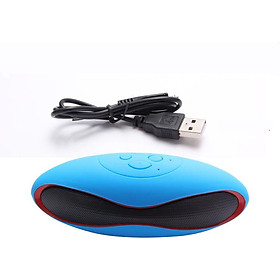 Loa Bluetooth Mini Bluetooth không dây Cột di động Stereo Loa loa Mic Audio Audio Trình xử lý Boombox Boombox TF Slot Color: Black Blue