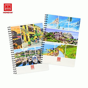  Sổ lò xo 160 trang A4 Hồng Hà Landscape (4140)
