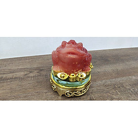 Mua Cóc đế xoay ( màu đỏ) - Hợp Mệnh Hỏa  Thổ