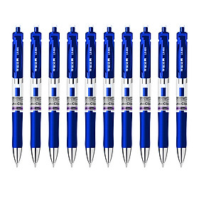 Bút Bi Nước Bấm Mực Gel Ngòi 0.5mm Combo Ngòi Bút Cao Cấp Nhanh Khô Đen Xanh Đỏ Legaxi