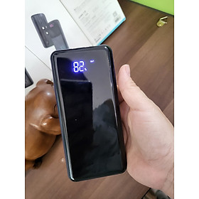 Mua Pin Sạc Dự Phòng 10000mAh Kivee KV-PT129P Mặt Kính - Có Dây Cáp Tích Hợp