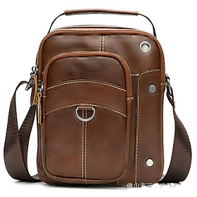 Túi đeo chéo nam DA BÒ THẬT – BEE GEE DCN9357