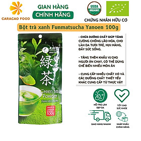 Bột trà xanh Funmatsucha Yanoen 100g