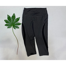 Combo 2 Quần Lửng Legging 9 Tấc Thể Thao Nữ Vải Thun Lạnh Co Giãn 4 Chiều