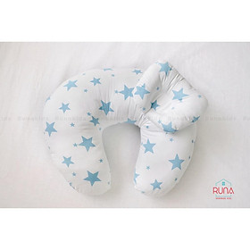 Gối hỗ trợ cho bé bú đa năng cao cấp RUNA KIDS cotton Hàn đẹp thoáng mát