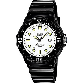 Đồng Hồ Nữ Dây Thép Không Gỉ Casio LRW-200H-7E1VDF - Đen